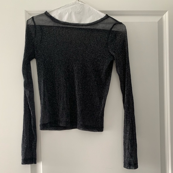 Subdued Tops - 3/$20⚡️ Subdued Black Sparkle Top